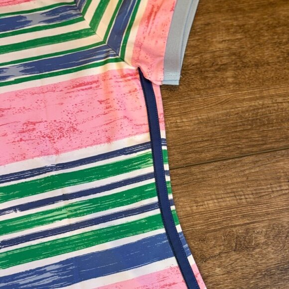 Ralph Lauren Polo Golf Light Weight Airflow Polo Canvas Awn Pink Women's Size M - Picture 9 of 12